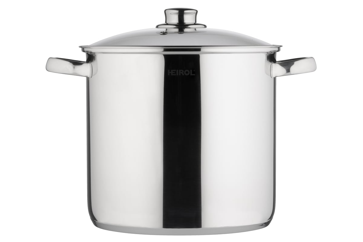 Heirol gryta med lock 10 l | Skandinavisk Design | Grytor | Silverfärgad
