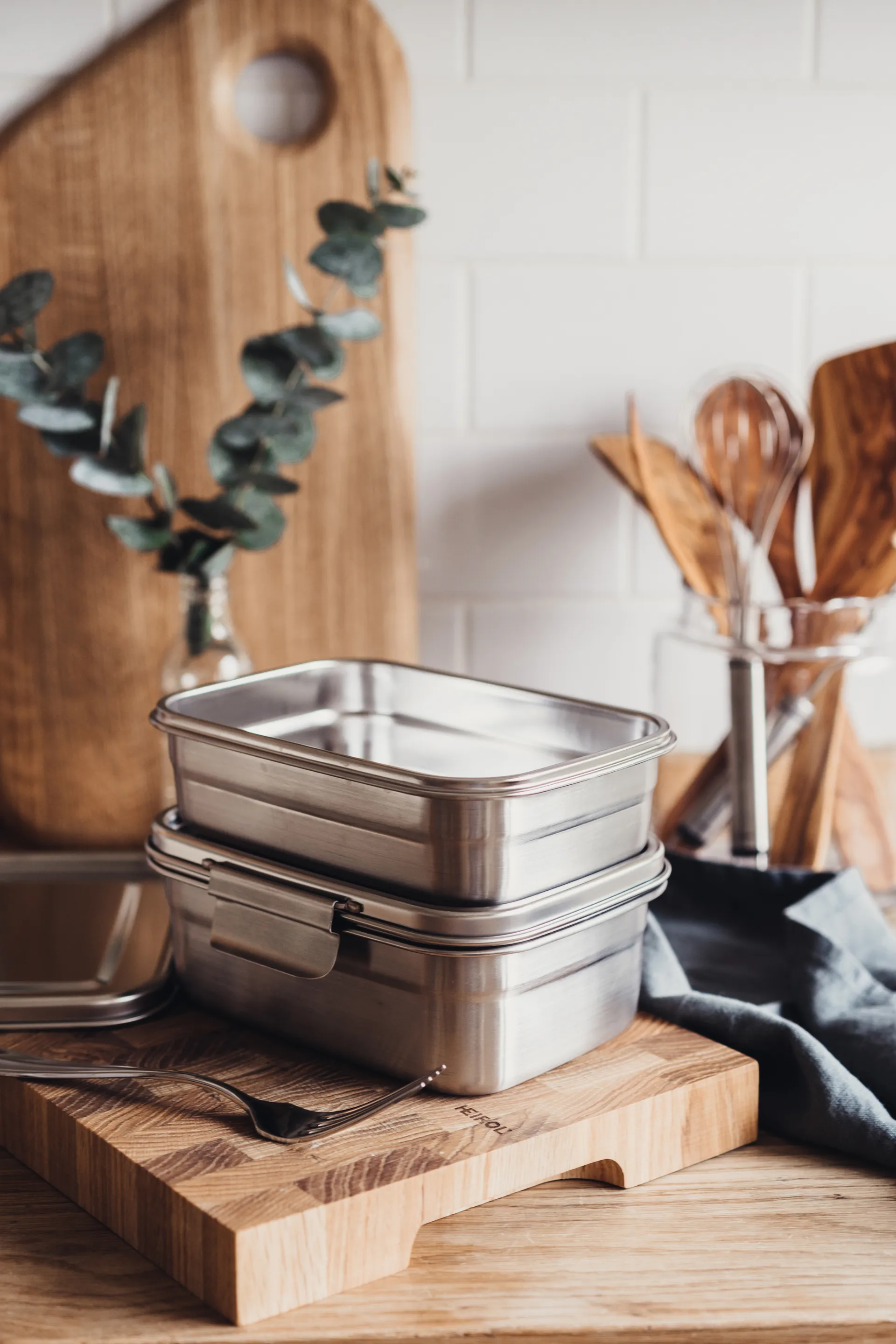 Heirol lunchbox rostfritt stål, 1,56 L Heirol