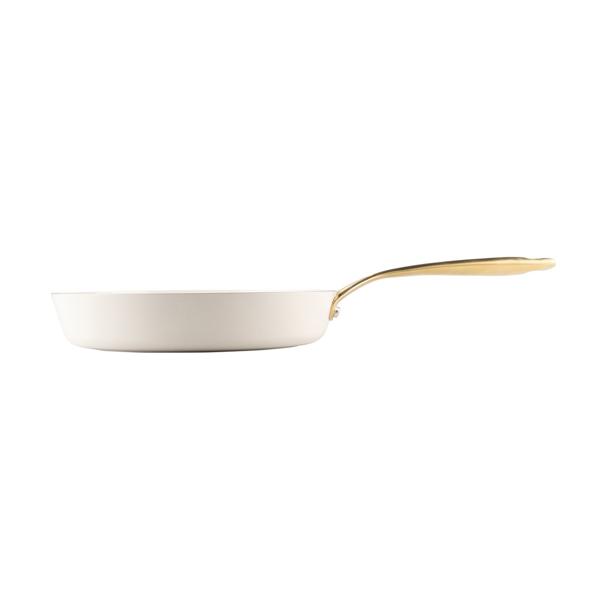 Heirol Royal Pearl stekpanna Ø24 cm Vit-guld | Skandinavisk Design | Stekpannor | Vit