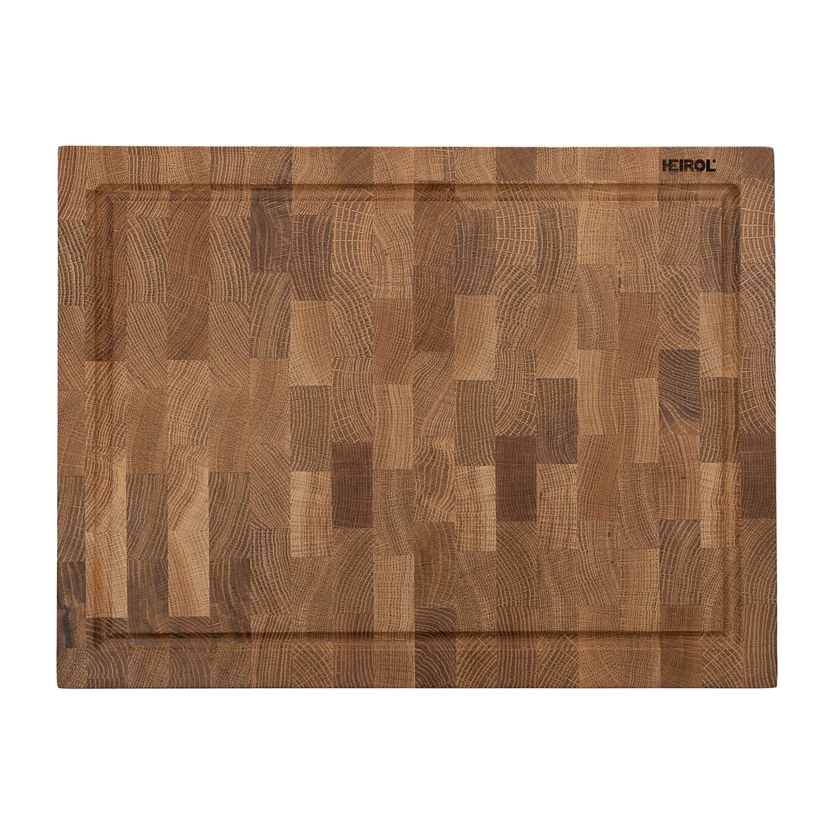 Heirol skärbräda ek med ränna 30x40 cm | Skandinavisk Design | Skärbrädor | Brun