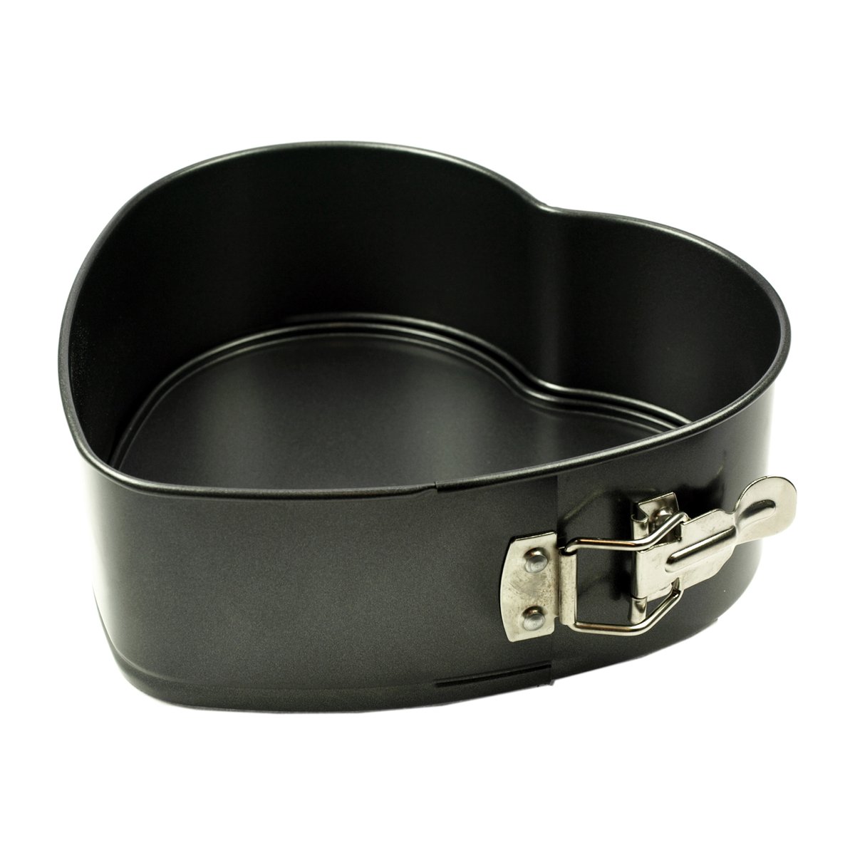 Heirol springform hjärta Stor 21,5x22,5 cm | Skandinavisk Design | Springformar | Svart