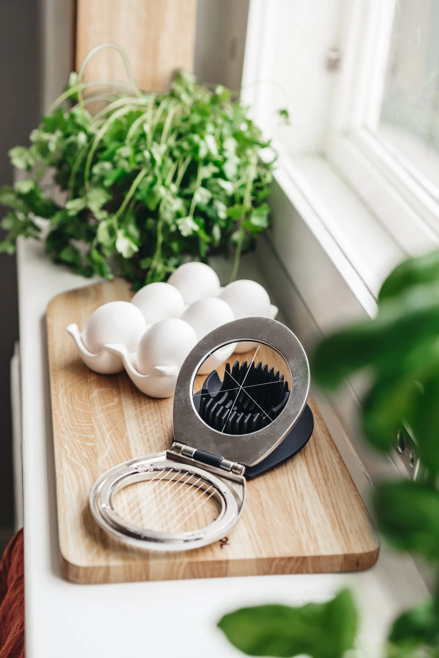 Heirol Steely äggdelare, Rostfritt stål Heirol