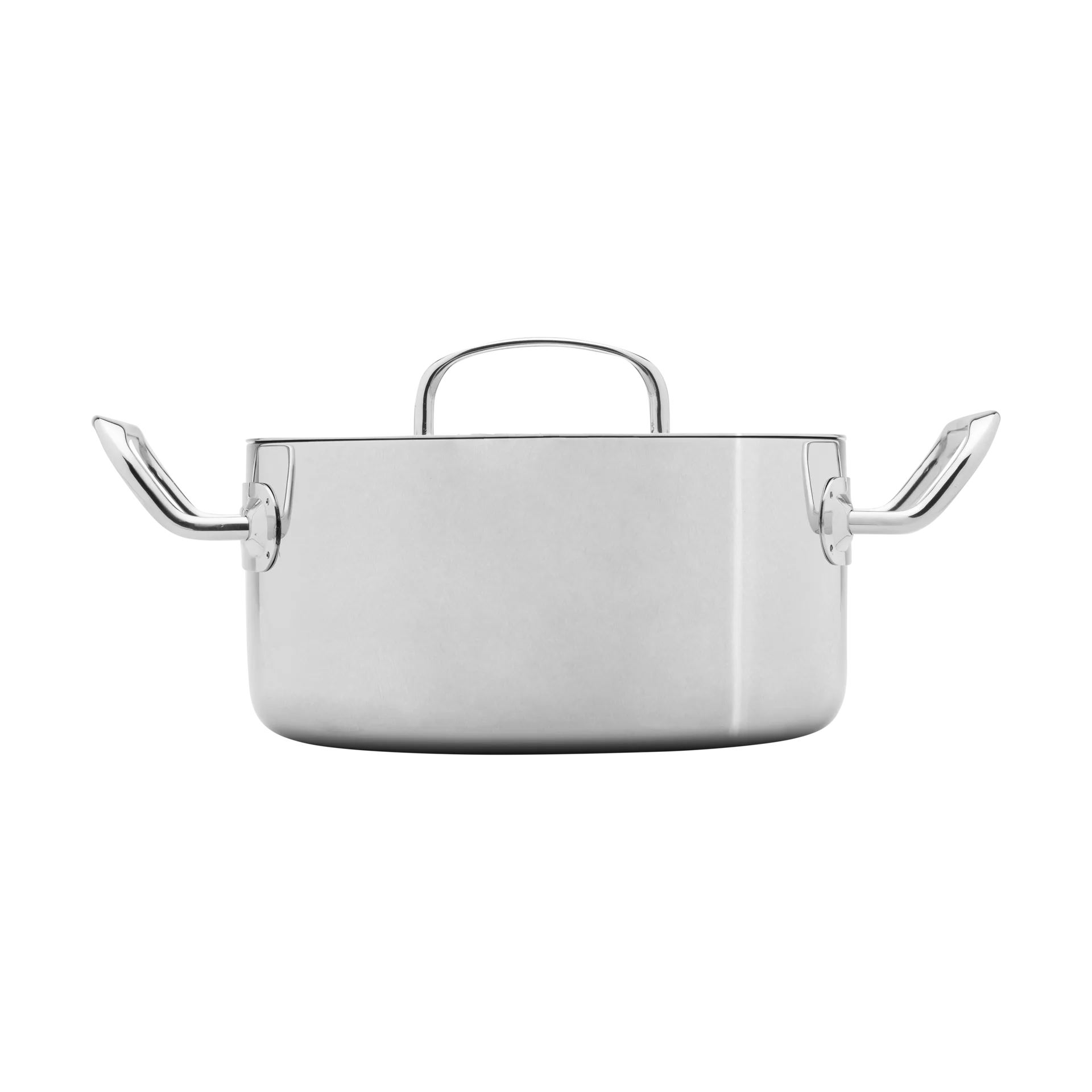 Heirol Steely Classic Triply gryta med lock 3 liter, Rostfritt stål Heirol