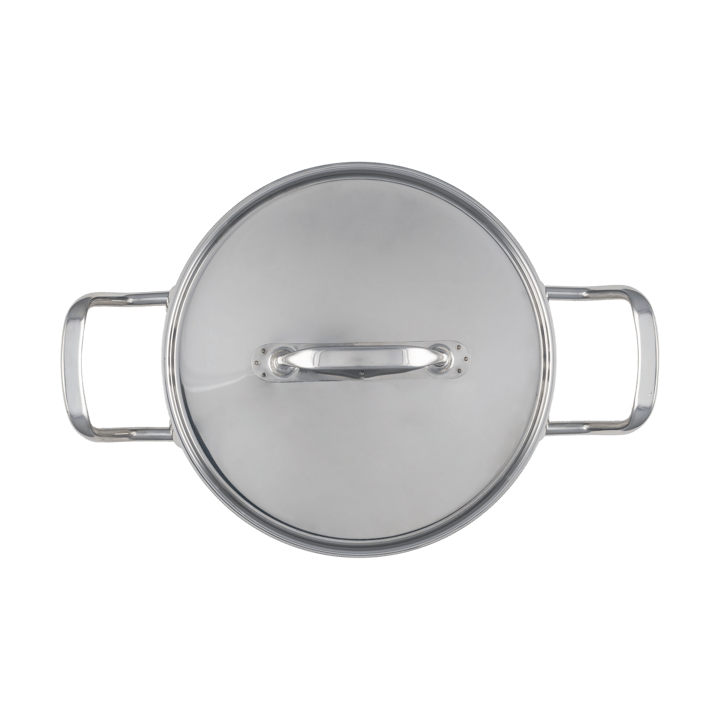 Heirol Steely Classic Triply gryta med lock 3 liter, Rostfritt stål Heirol