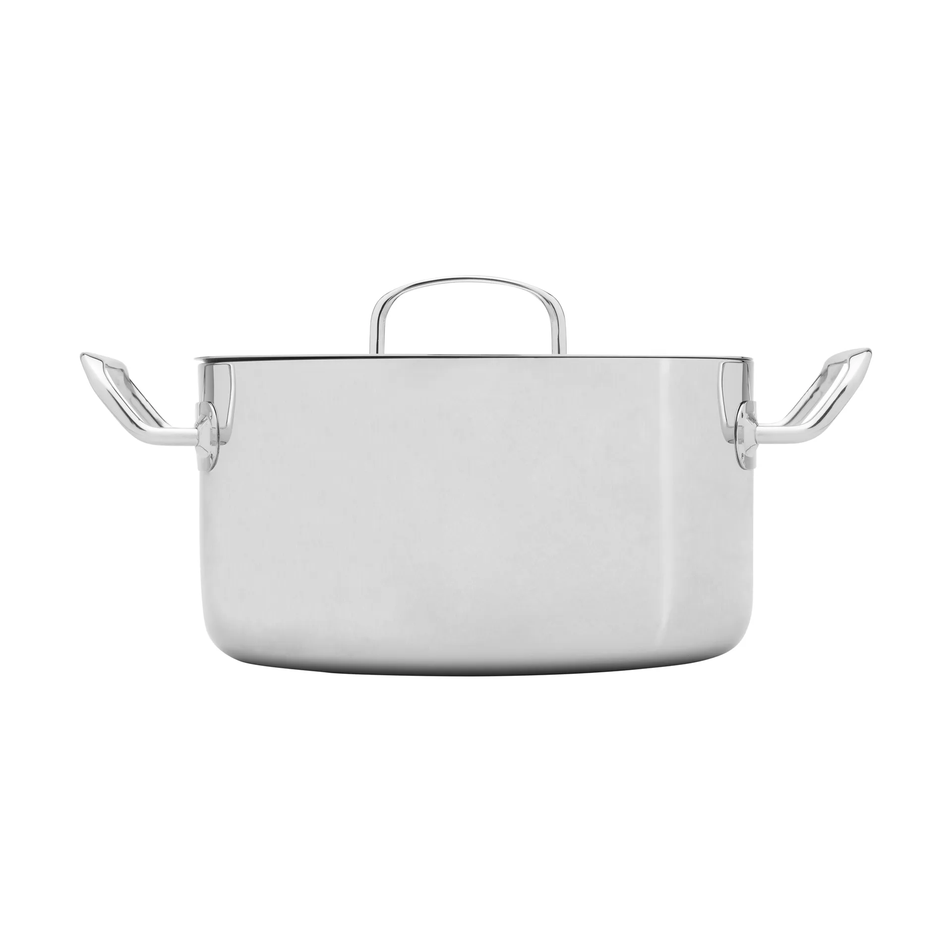 Heirol Steely Classic Triply gryta med Lock 5,5 liter, Rostfritt stål Heirol