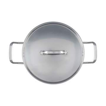 Heirol Steely Classic Triply gryta med Lock 5,5 liter - Rostfritt stål - Heirol