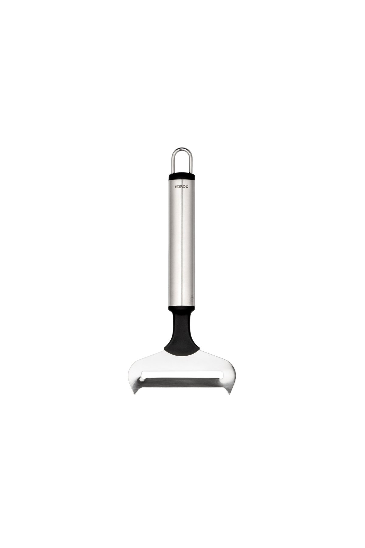 Heirol steely osthyvel kort 18 cm | Skandinavisk Design | Osthyvlar | Silverfärgad