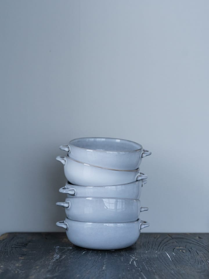 Heirol x Nosse Svelte skål med handtag Ø12 cm, Stone Heirol