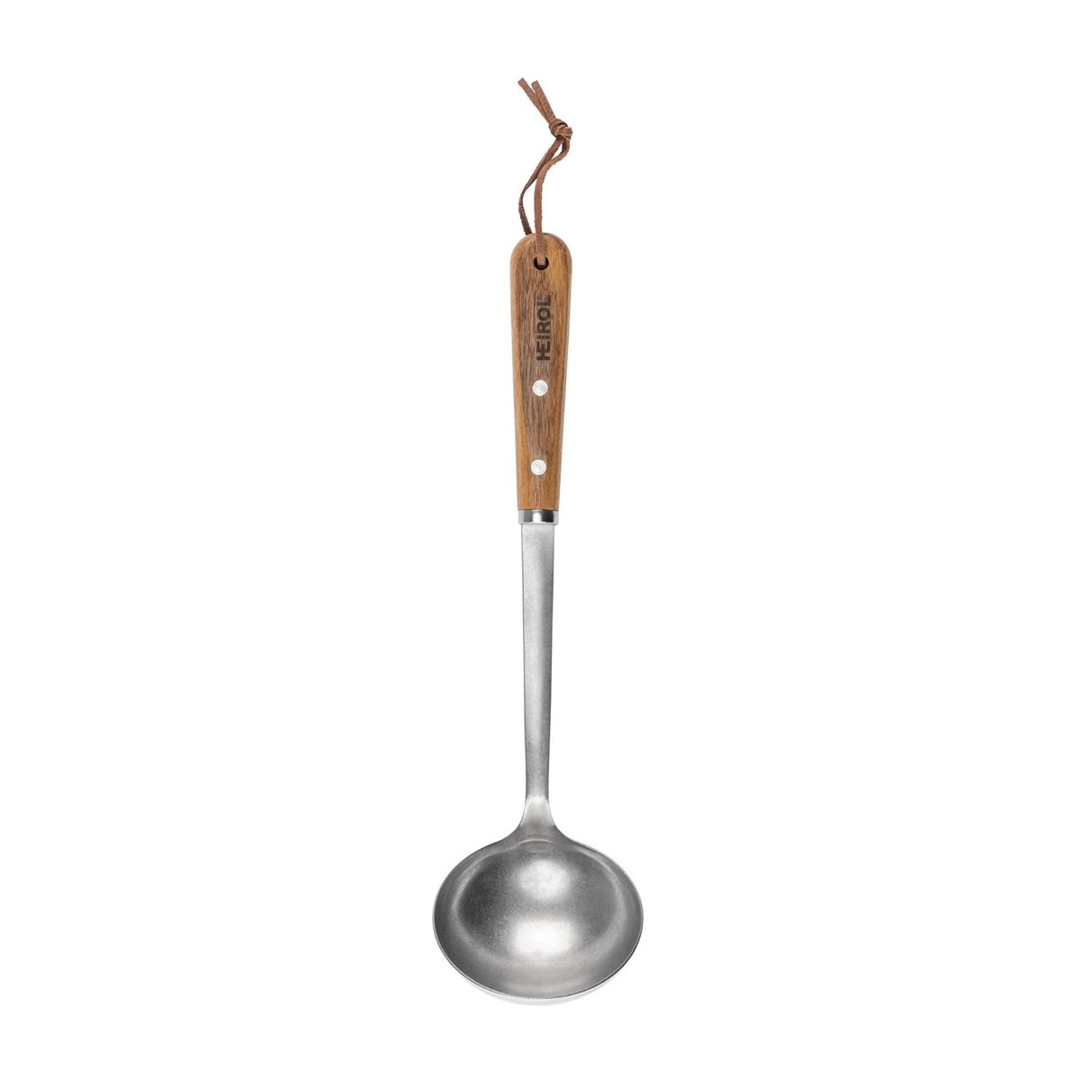 Heirol Rostfri soppslev 29,8 cm Bok | Skandinavisk Design | Slevar & Skedar | Brun