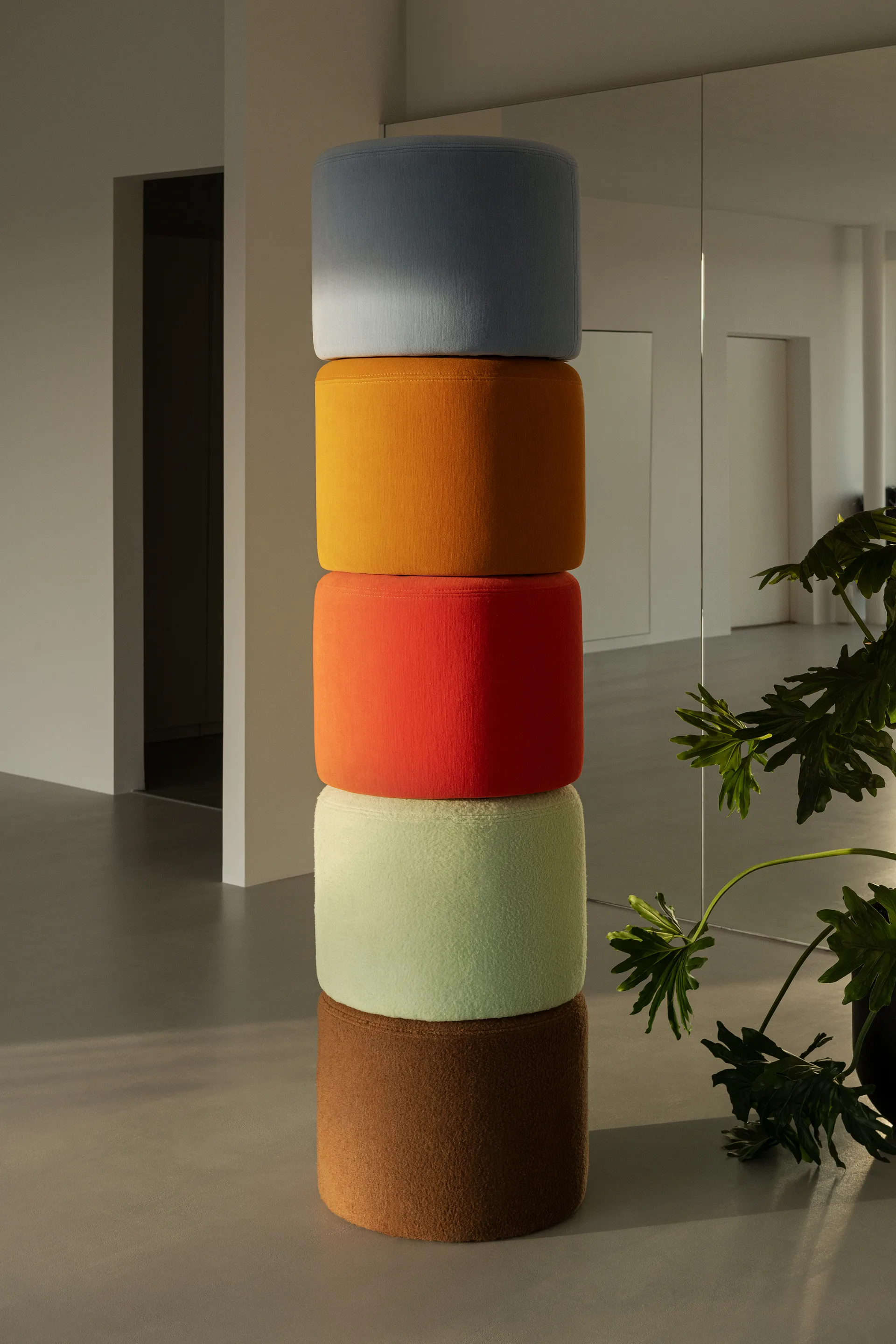 Bon puff Ø50x41 cm, Peacock Hem