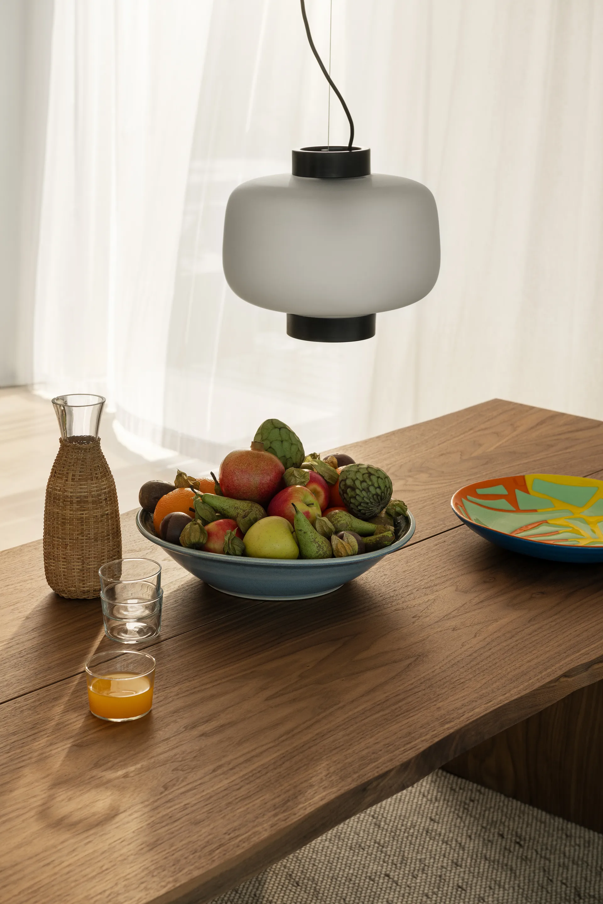 Bookmatch matbord 220 cm, Valnöt Hem