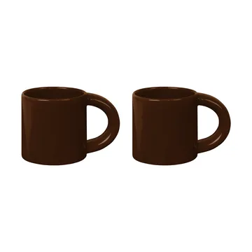 Bronto mugg 30 cl 2-pack - Brown - Hem