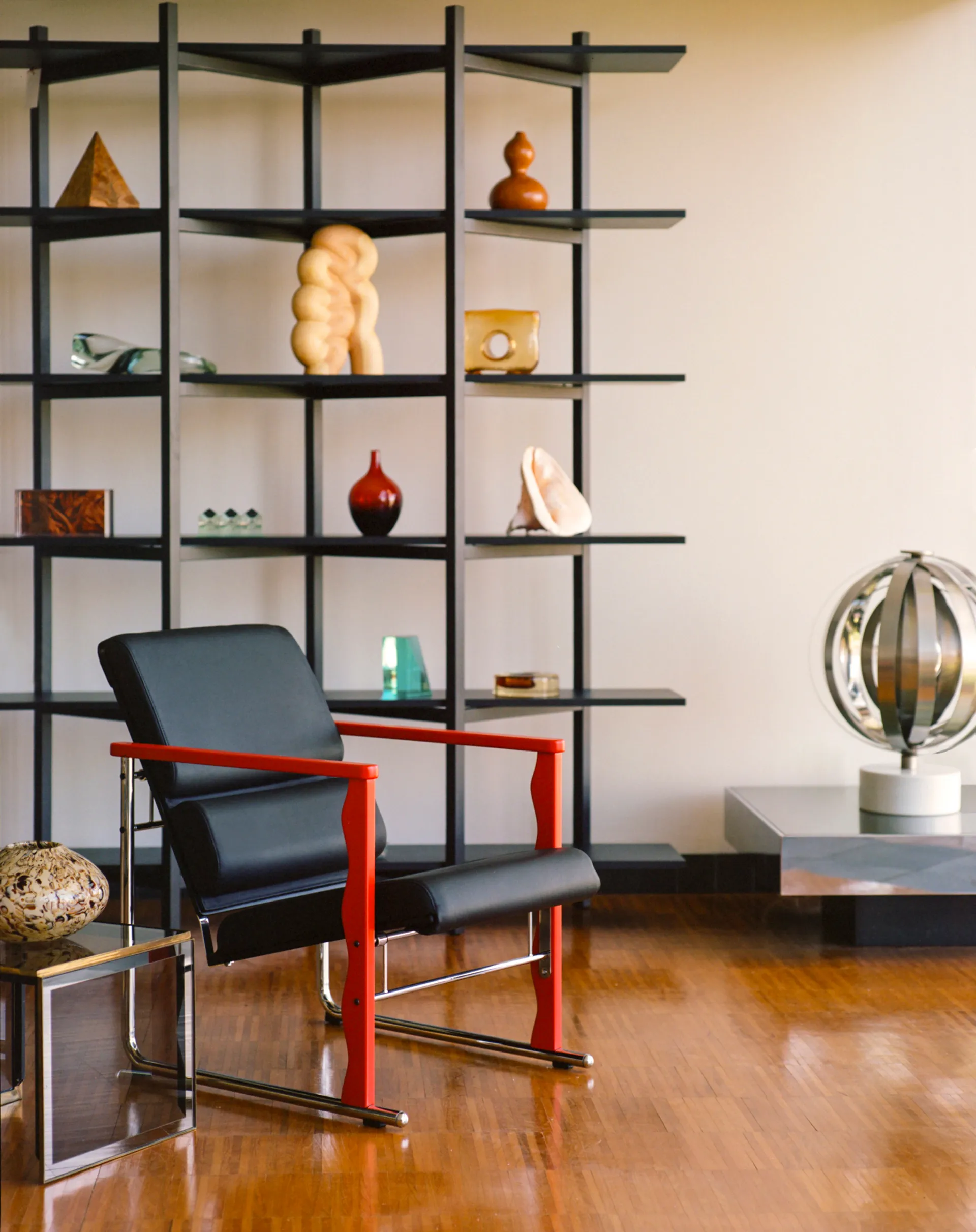 Experiment 501 loungefåtölj, Green-black Hem