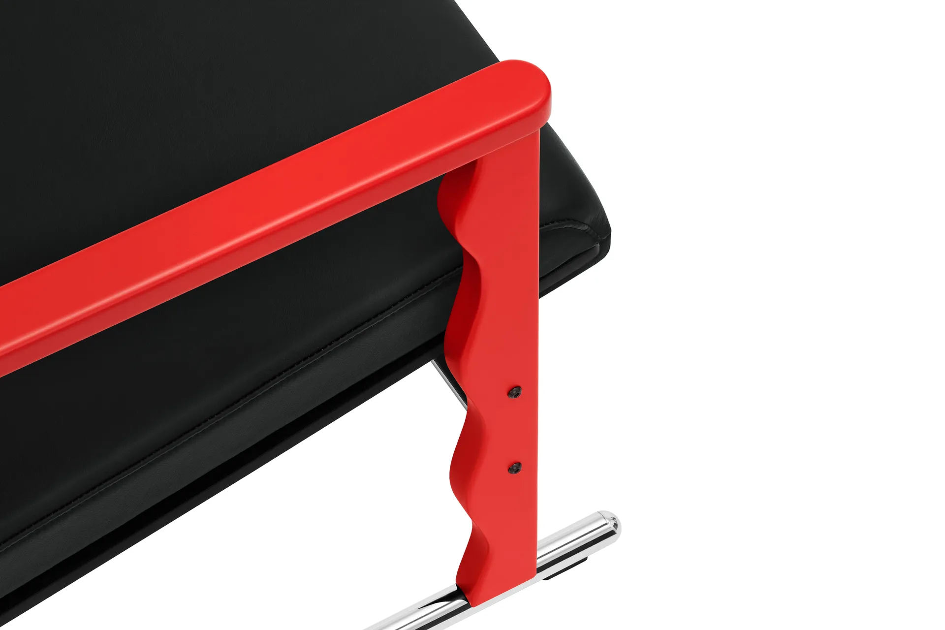 Experiment 503 loungefåtölj, Red-black leather Hem