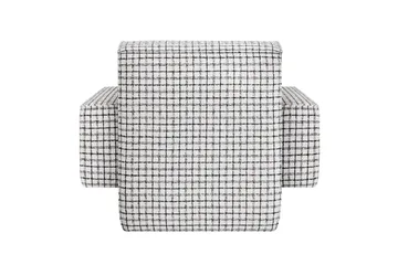 Hunk loungefåtölj med armstöd - Checkered black/white - Hem