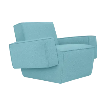 Hunk loungefåtölj med armstöd - Icicle - Hem