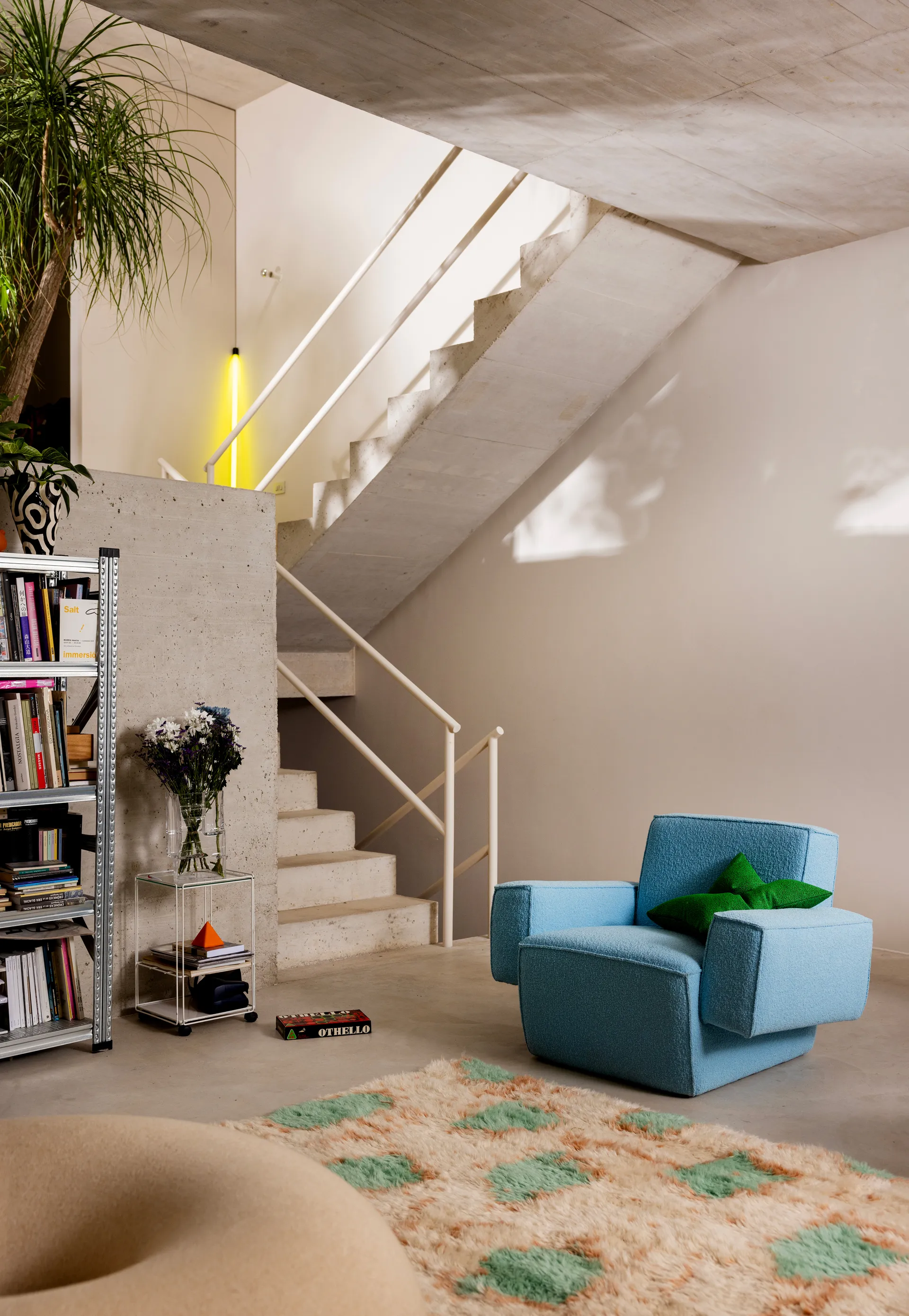 Hunk loungefåtölj med armstöd, Icicle Hem