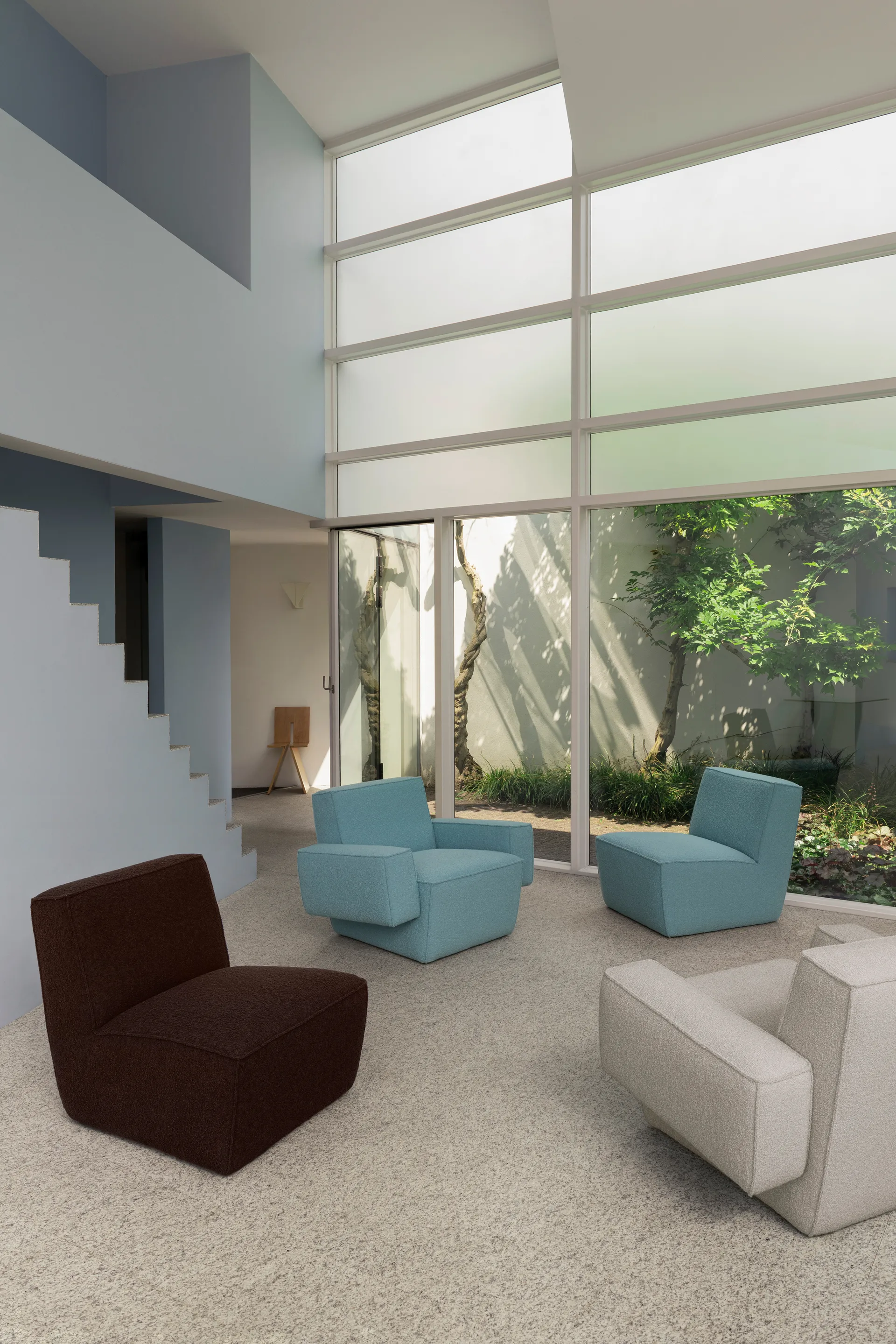 Hunk loungefåtölj med armstöd, Icicle Hem