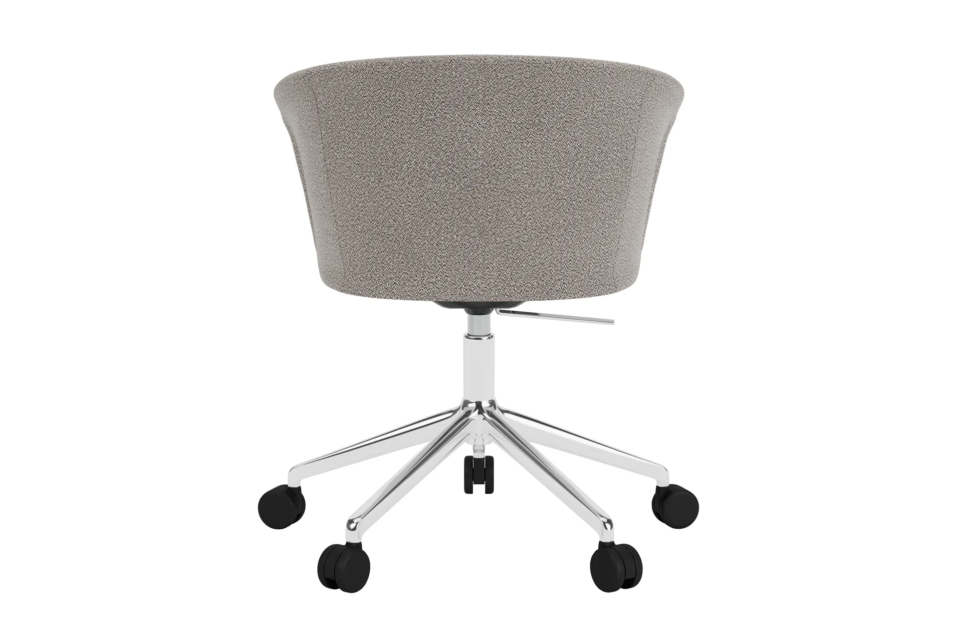 Kendo Swivel kontorsstol med 5 hjul, Porcelain-polished aluminium Hem