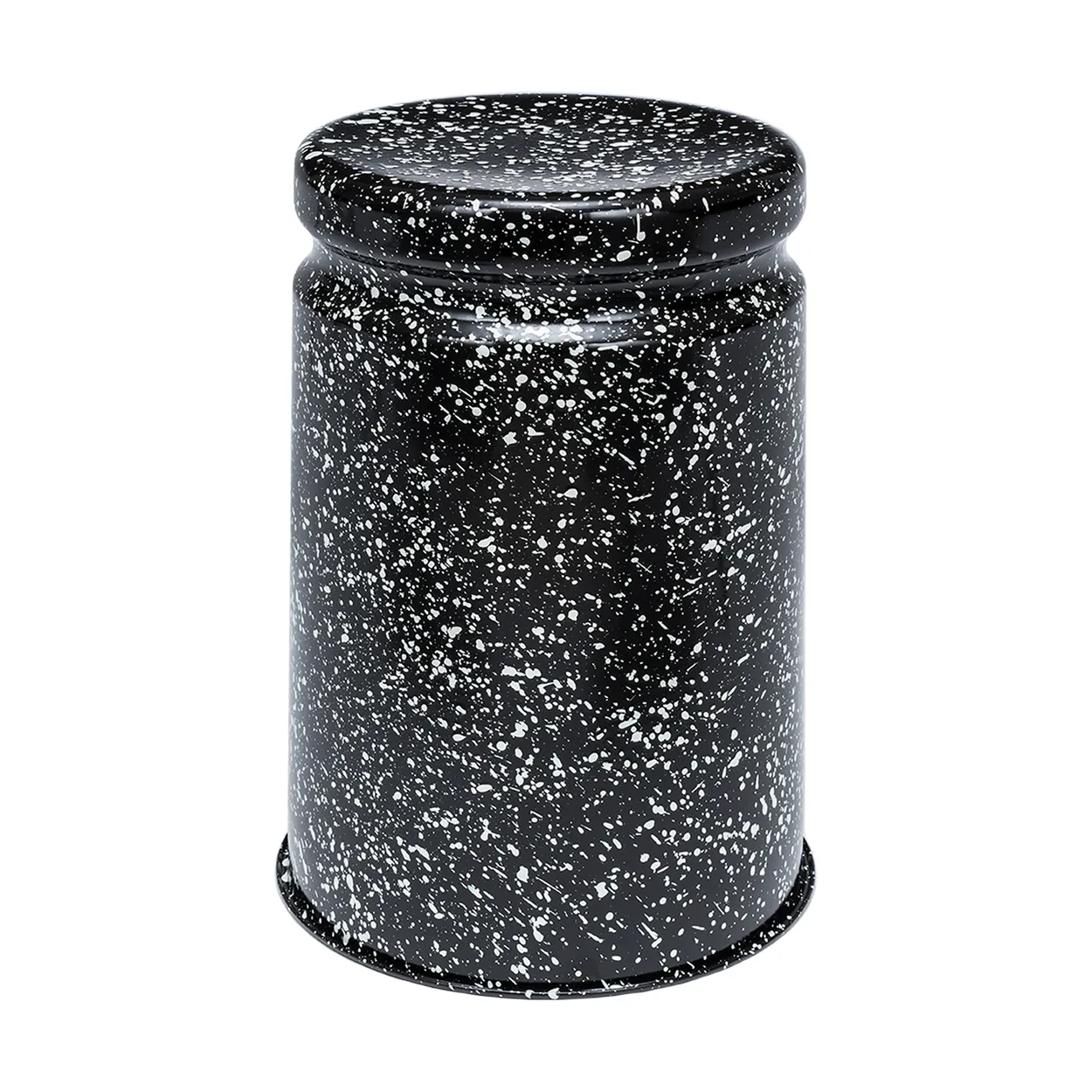 Hem Last pall 32x44 cm Black-white splatter | Skandinavisk Design | Pallar | Svart