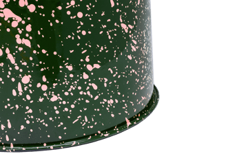 Last pall Ø32x44 cm - Green-pink splatter - Hem