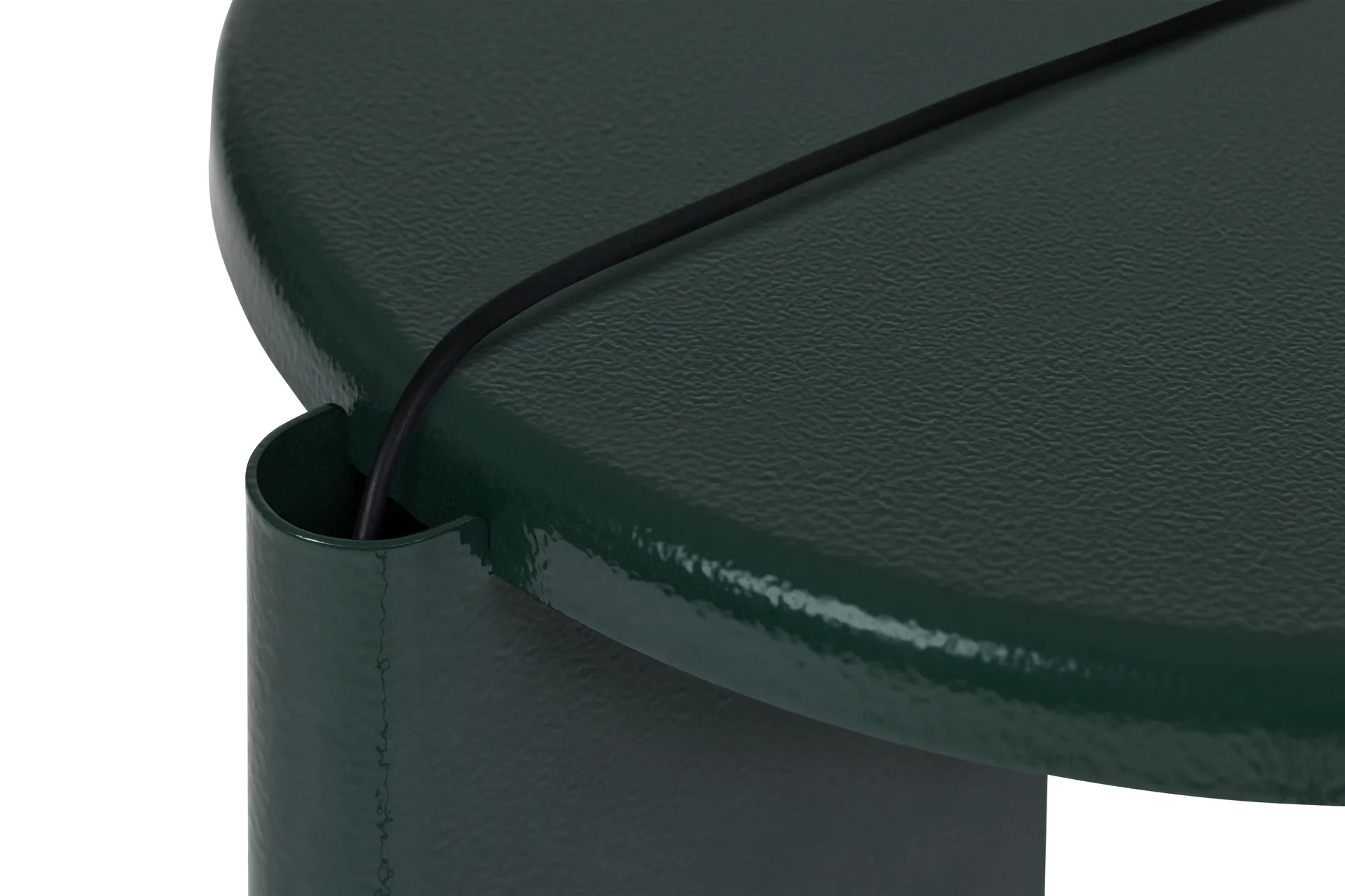 Lolly sidobord 56 cm, Black green gloss Hem