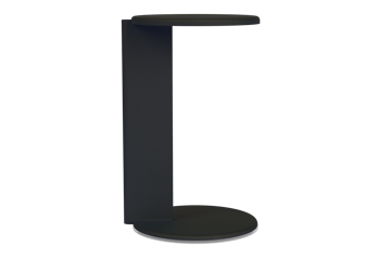 Lolly sidobord 56 cm - Black grey matte - Hem