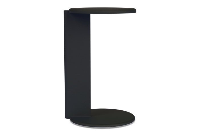 Lolly sidobord 56 cm, Black grey matte Hem