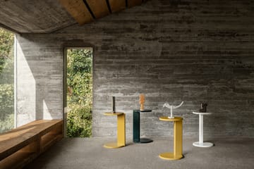 Lolly sidobord 56 cm - Ochre yellow gloss - Hem