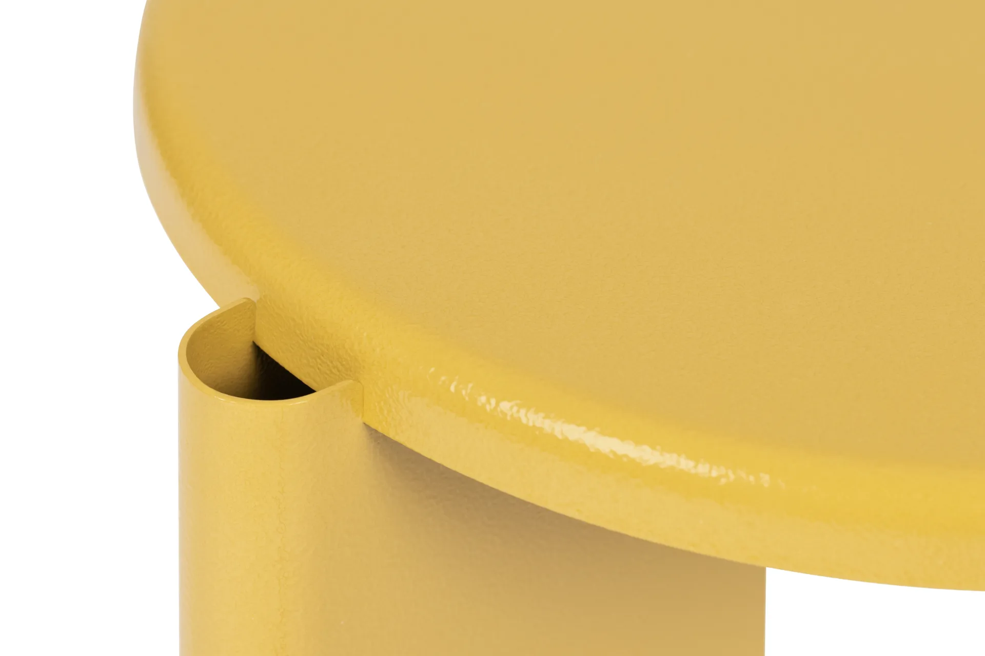 Lolly sidobord 56 cm, Ochre yellow gloss Hem