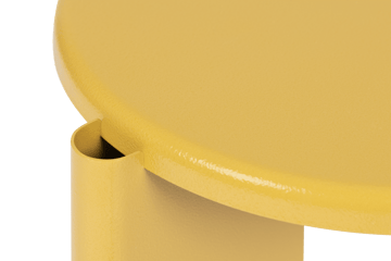 Lolly sidobord 56 cm - Ochre yellow gloss - Hem