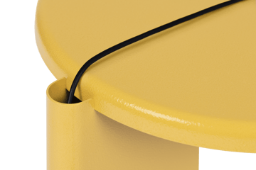 Lolly sidobord 56 cm - Ochre yellow gloss - Hem