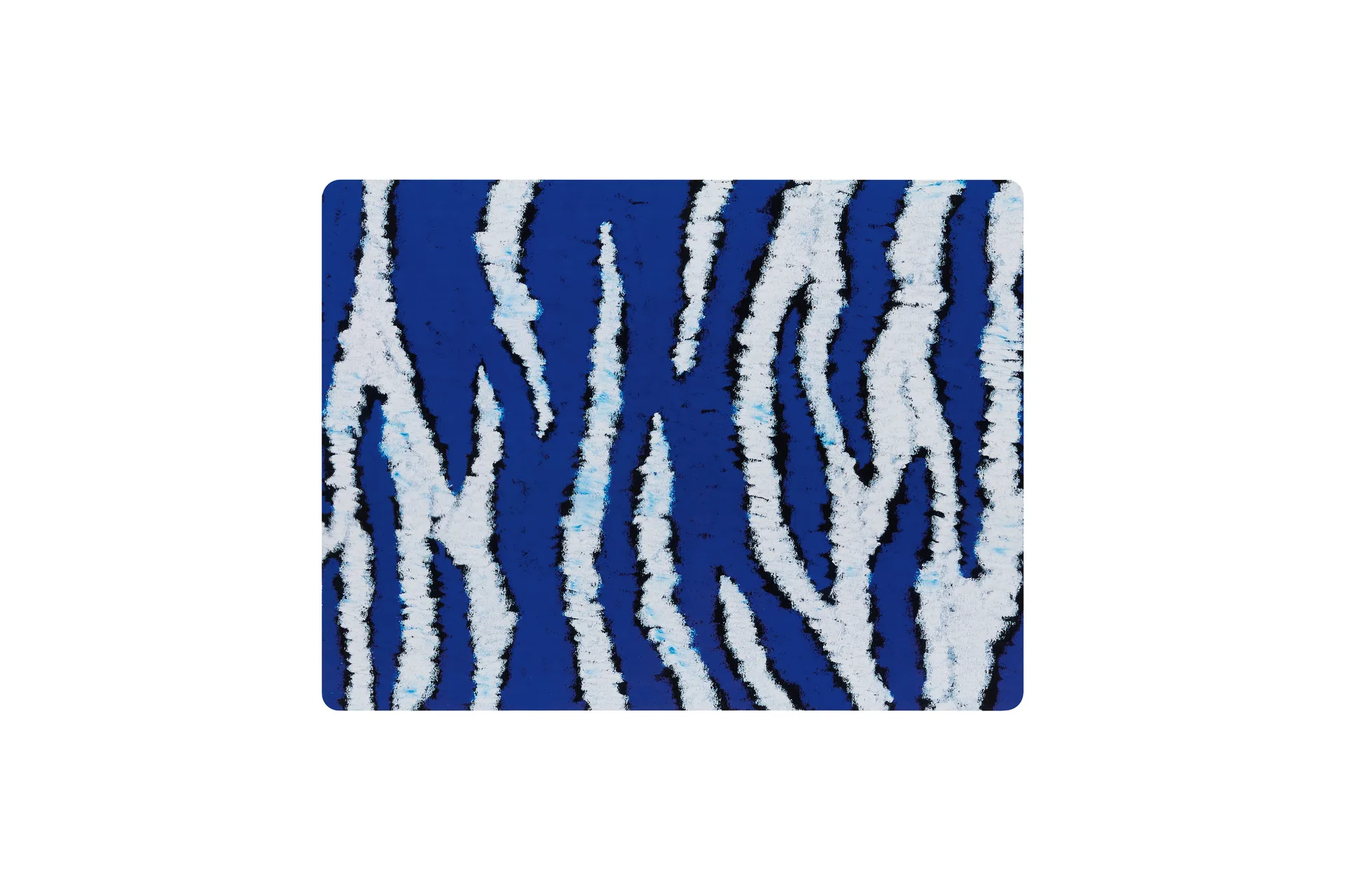 Monster bordstablett 30x40 cm 2-pack, Ultramarine blue-white Hem