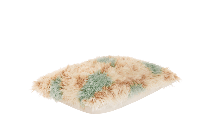 Monster kudde Large 40x60 cm, Turquoise-peach Hem