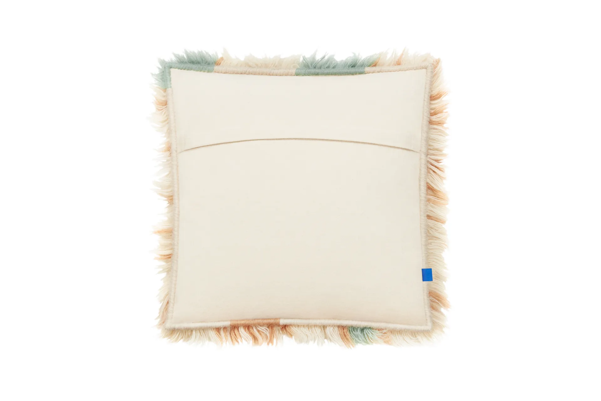 Monster kudde Medium 50x50 cm, Turquoise-peach Hem