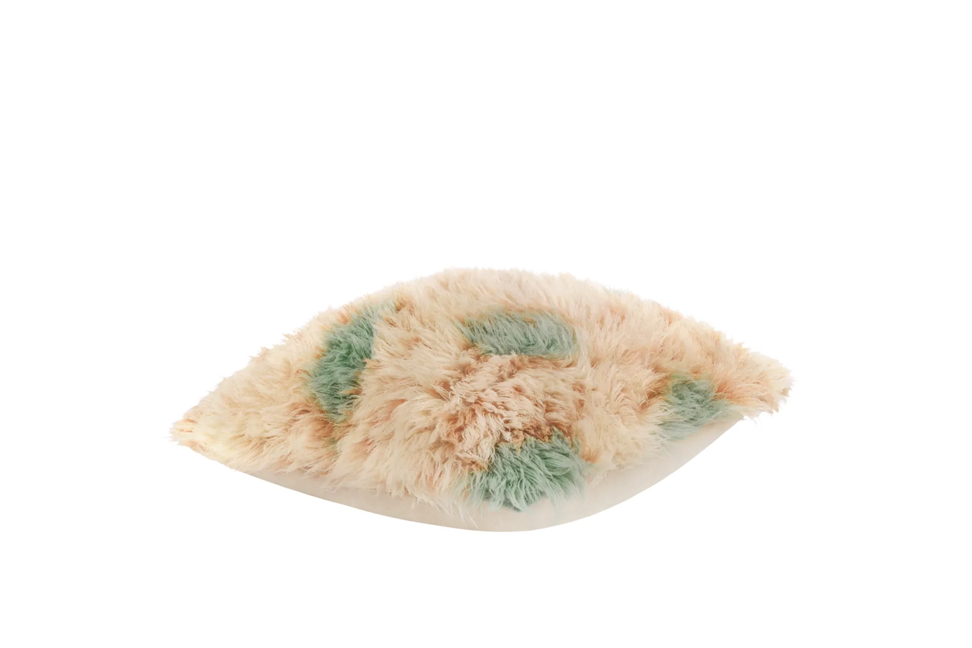 Monster kudde Medium 50x50 cm, Turquoise-peach Hem