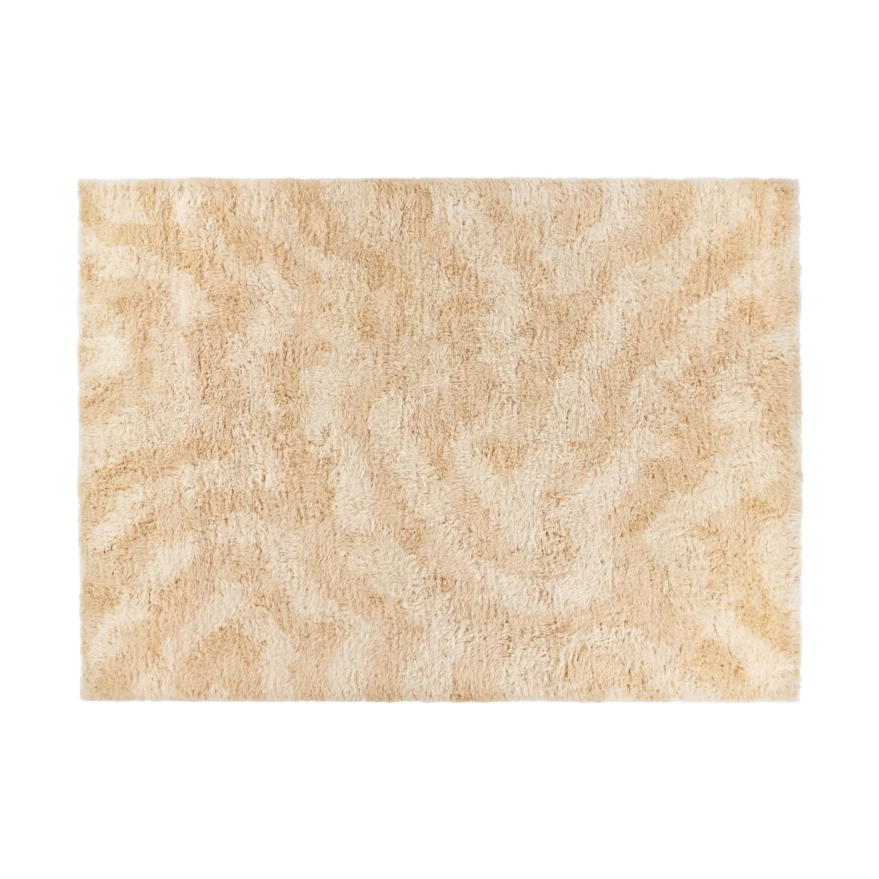 Hem Monster matta Extra Large 250x350 cm Off white | Skandinavisk Design | Lugg- & Ryamattor | Orange