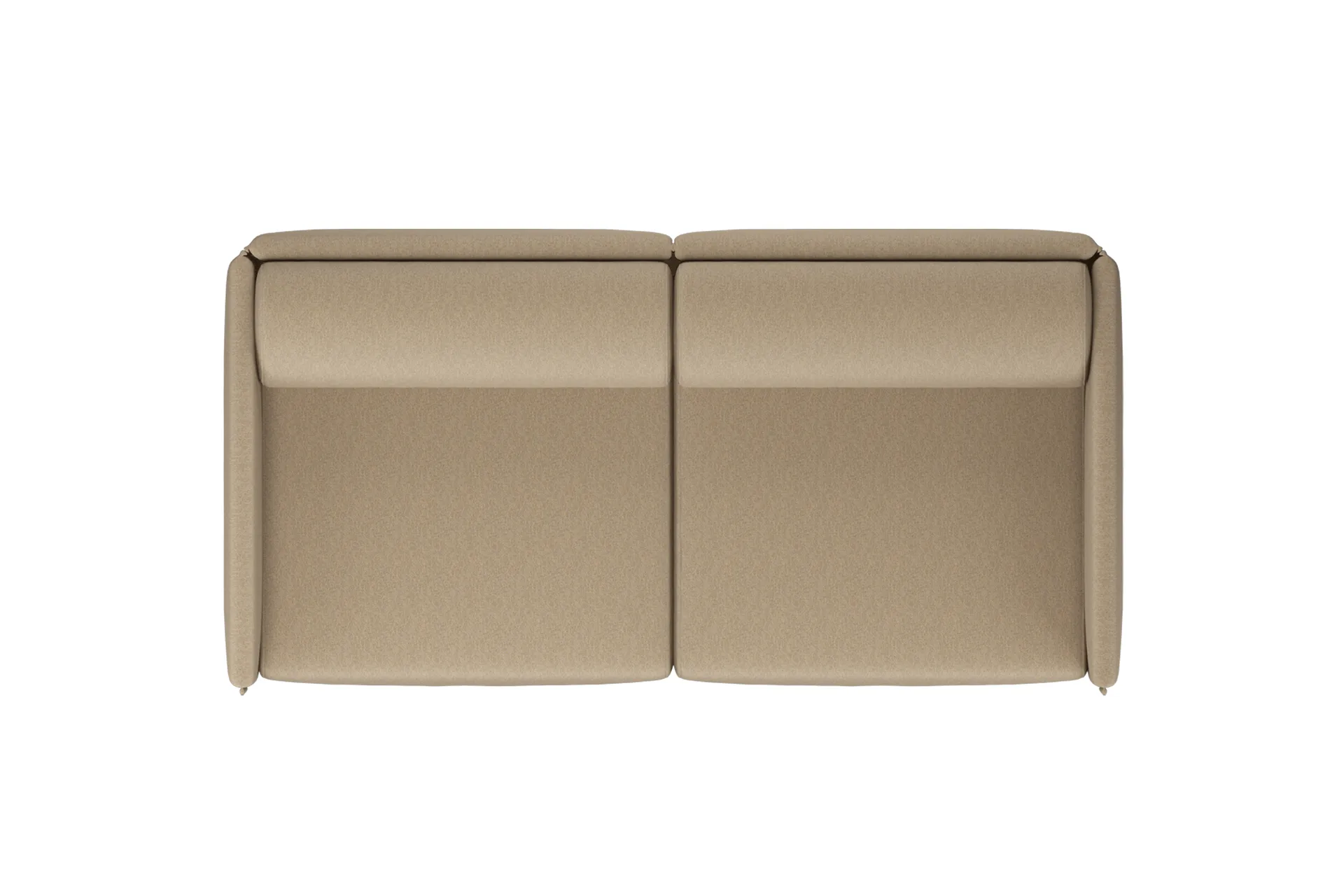 Palo Block 2-sits soffa Low 200 cm, Beige Hem