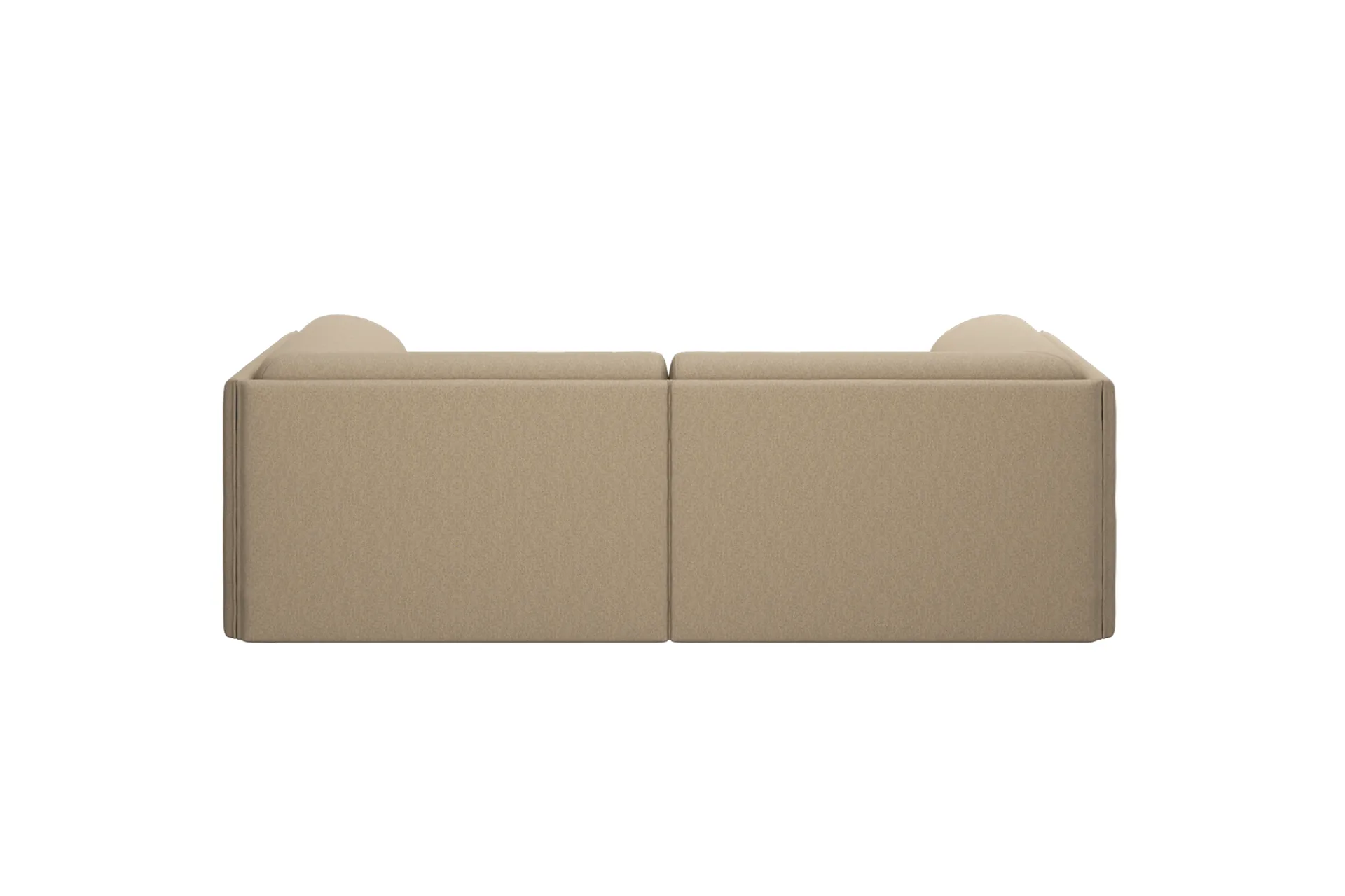 Palo Block 2-sits soffa med armstöd Low 200 cm, Beige Hem