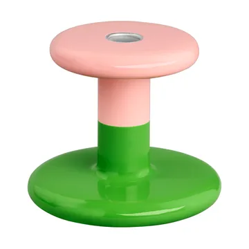Pesa ljusstake Low 11 cm - Pink-green - Hem