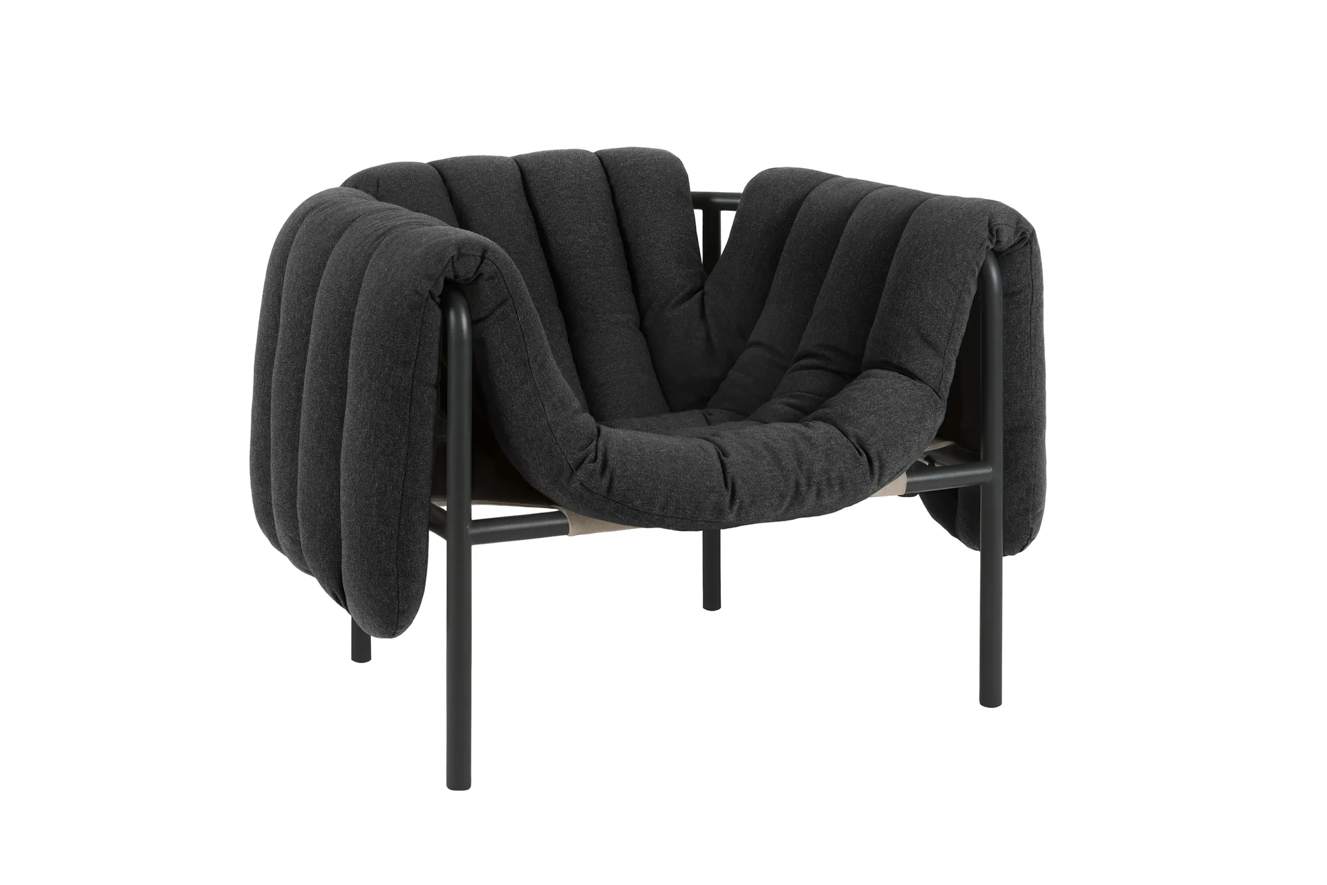 Puffy loungefåtölj, Anthracite-black grey Hem