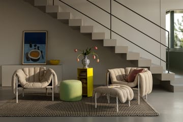 Puffy loungefåtölj - Anthracite-rostfritt stål - Hem