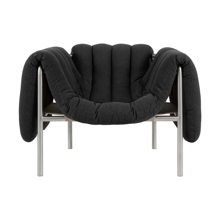 Puffy loungefåtölj - Anthracite-rostfritt stål - Hem