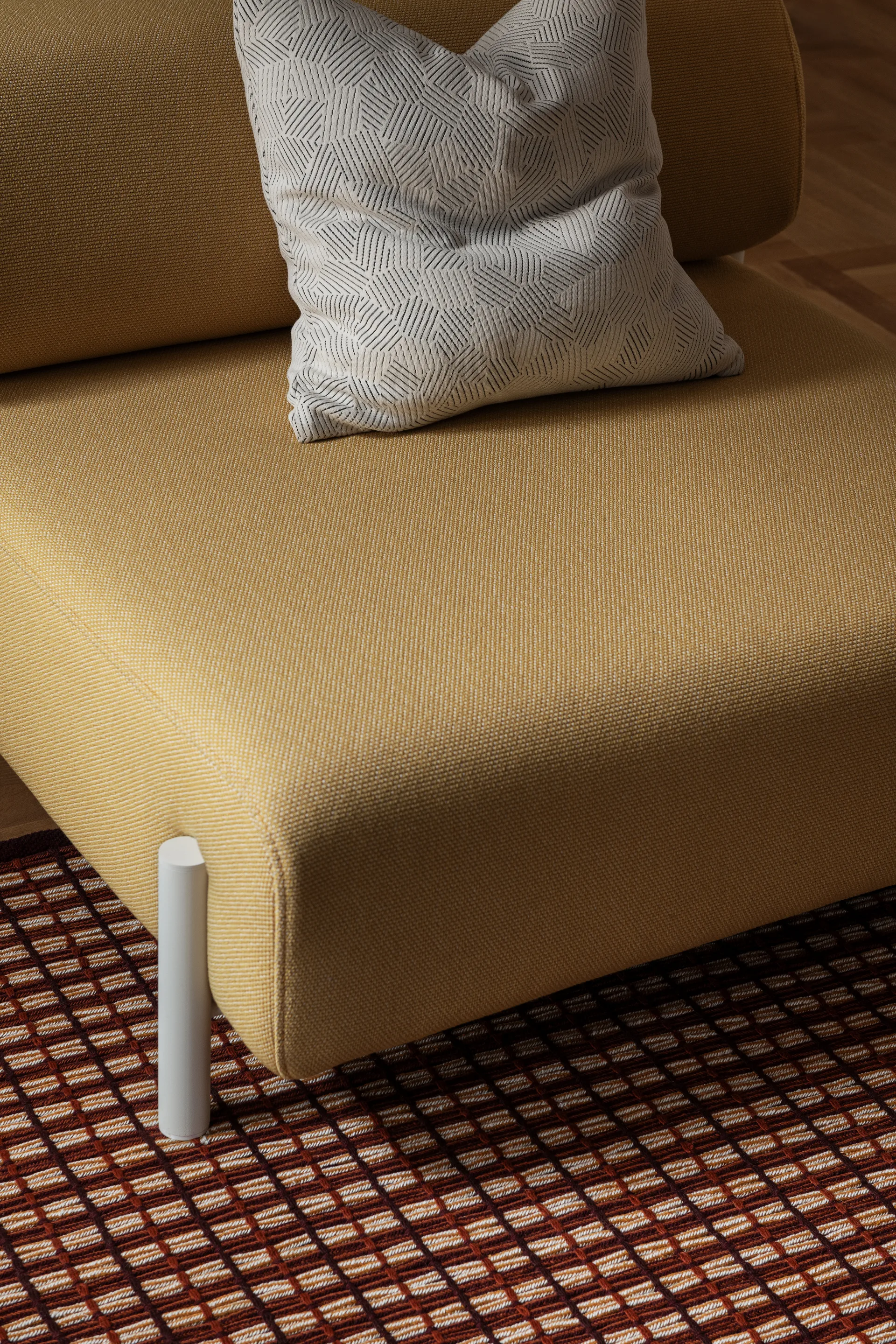 Rope matta Large 200x300 cm, Terracotta Hem