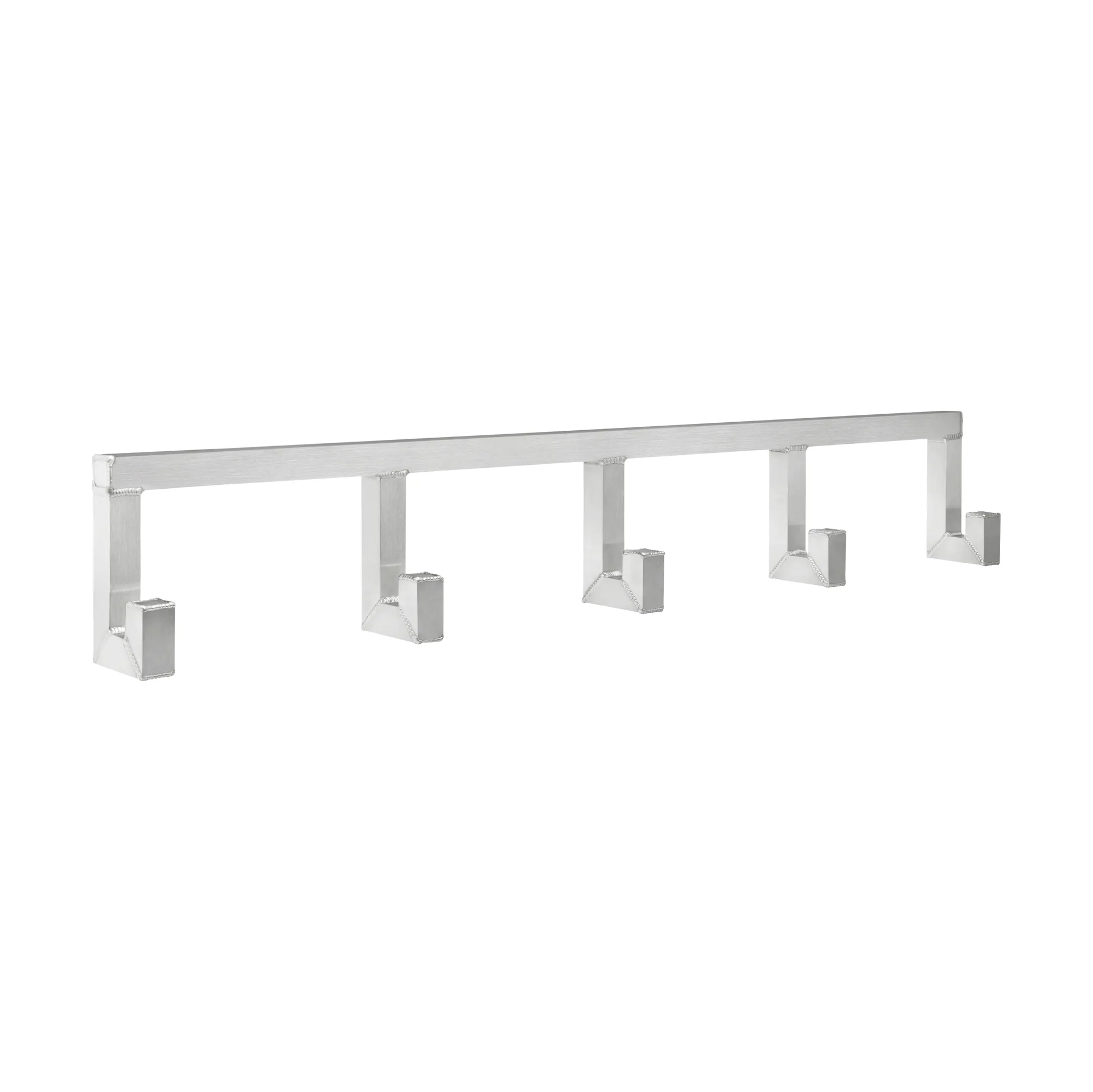 Tig Quintuple krok 115 cm, Borstad aluminium Hem