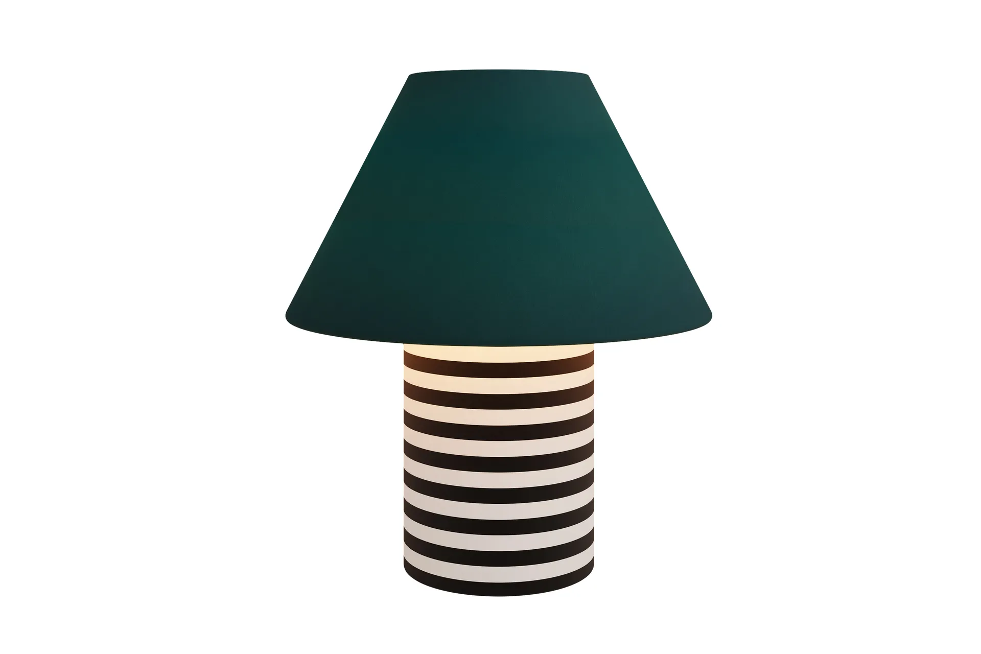 Toto bordslampa Large 64 cm, Pine-black & white stripes Hem