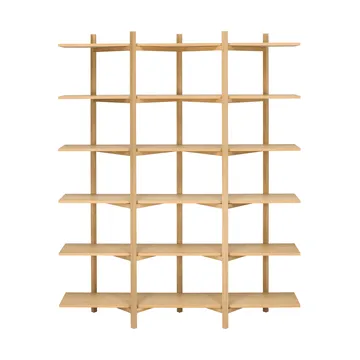 Zig Zag hylla High 175x214 cm - Ek - Hem