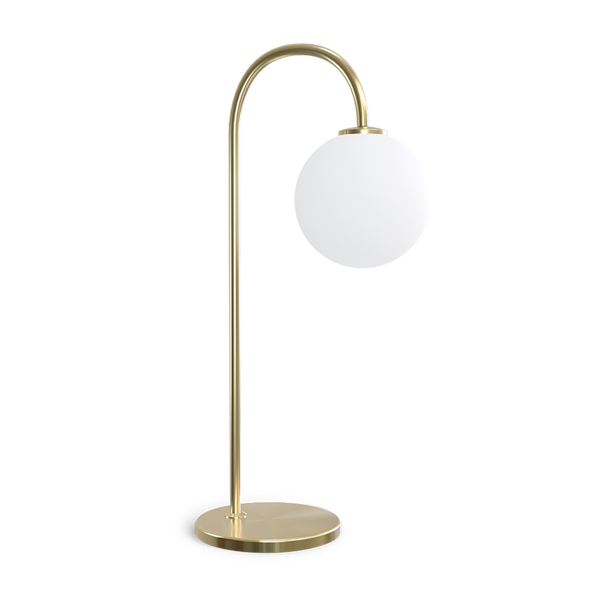 Herstal Ballon bordslampa Mässing | Skandinavisk Design | Bordslampor | Guldfärgad