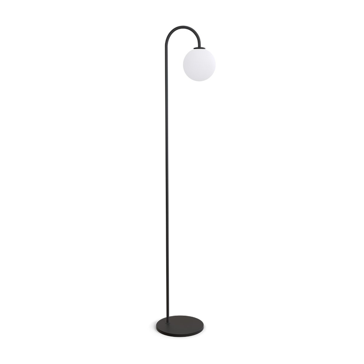 Herstal Ballon golvlampa 137 cm Svart | Skandinavisk Design | Golvlampor | Svart