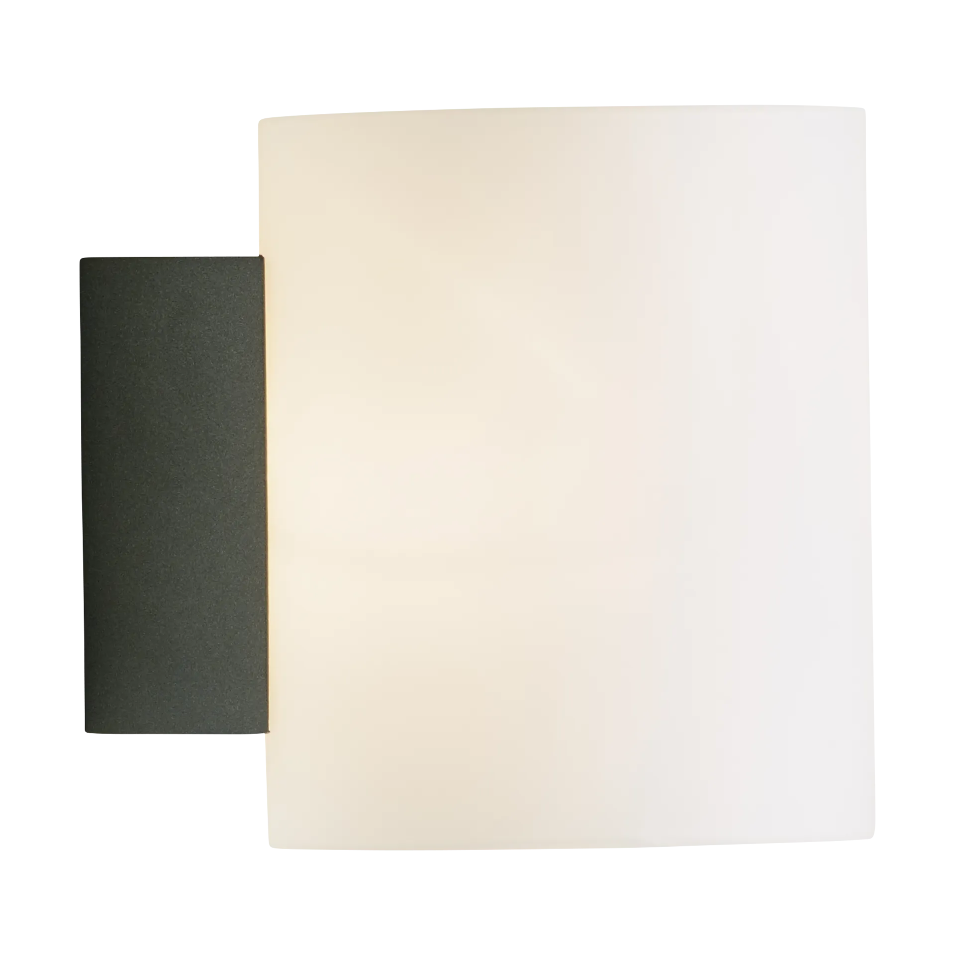 Evoke vägglampa small, Antracit-opal glas Herstal